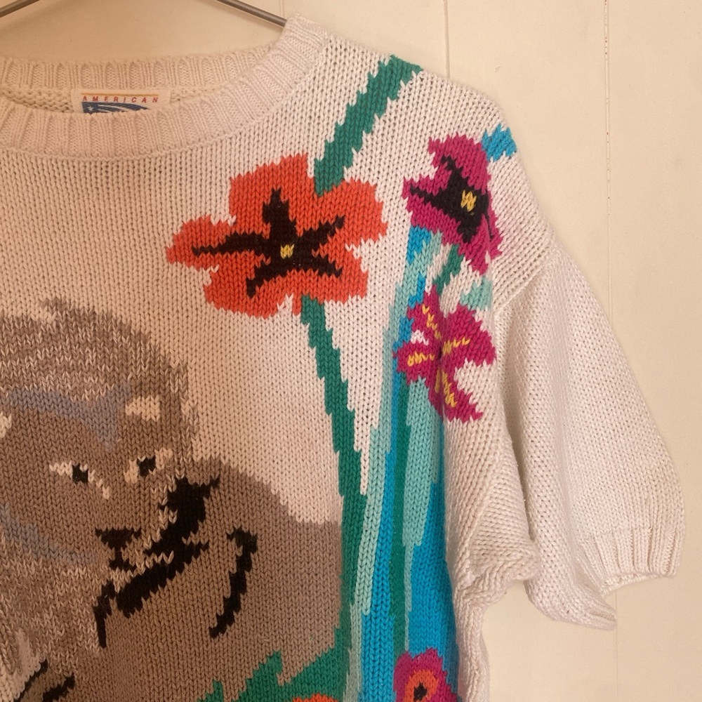vintage lion sweater - Picture 2 of 5